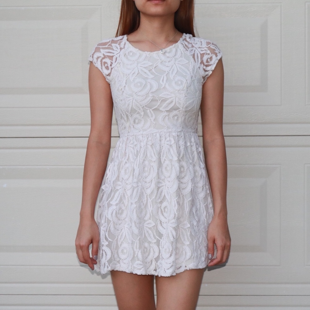 H&M white dress